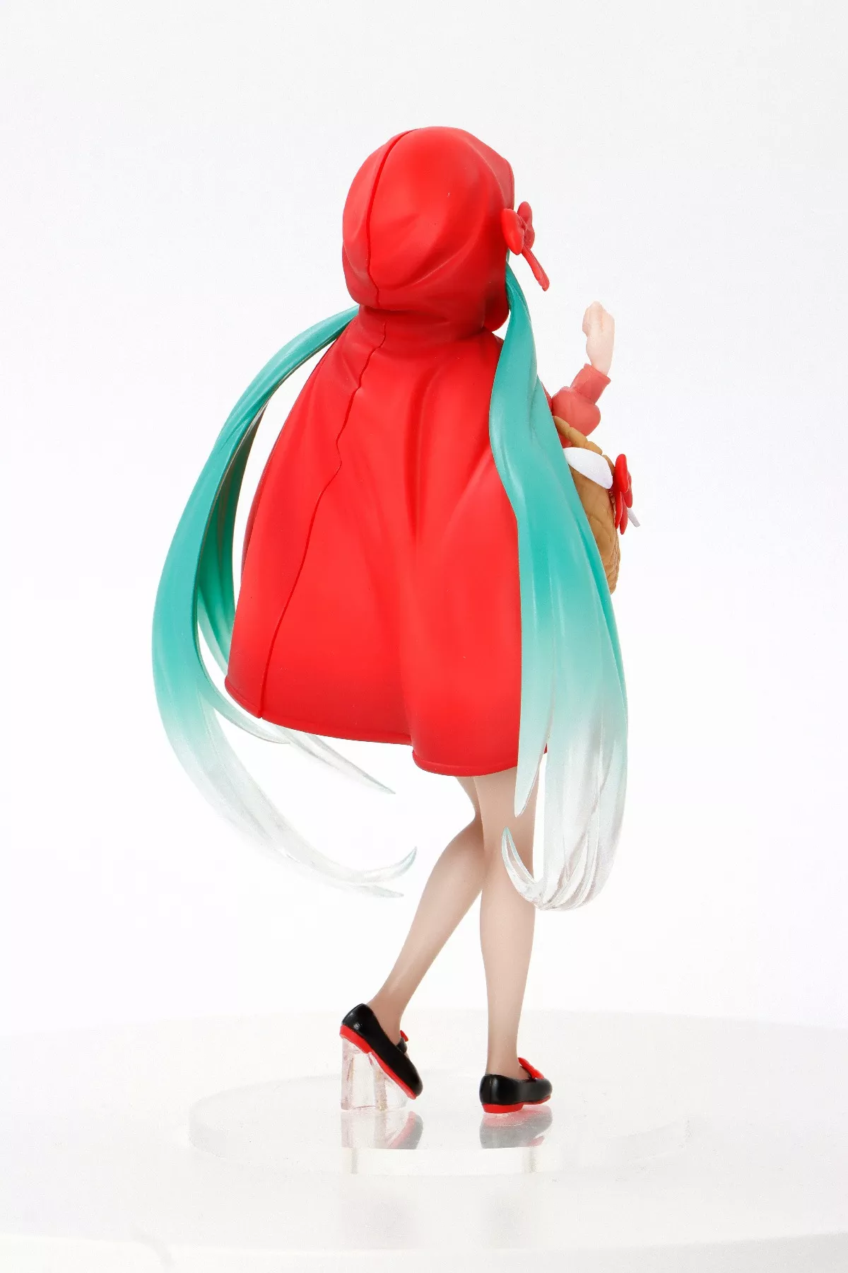 365269980 Action Figure Vocaloid hatsune miku figura de ação pouco vermelho equitação capa conto de fadas série 22cm anime boneca modelo brinquedos