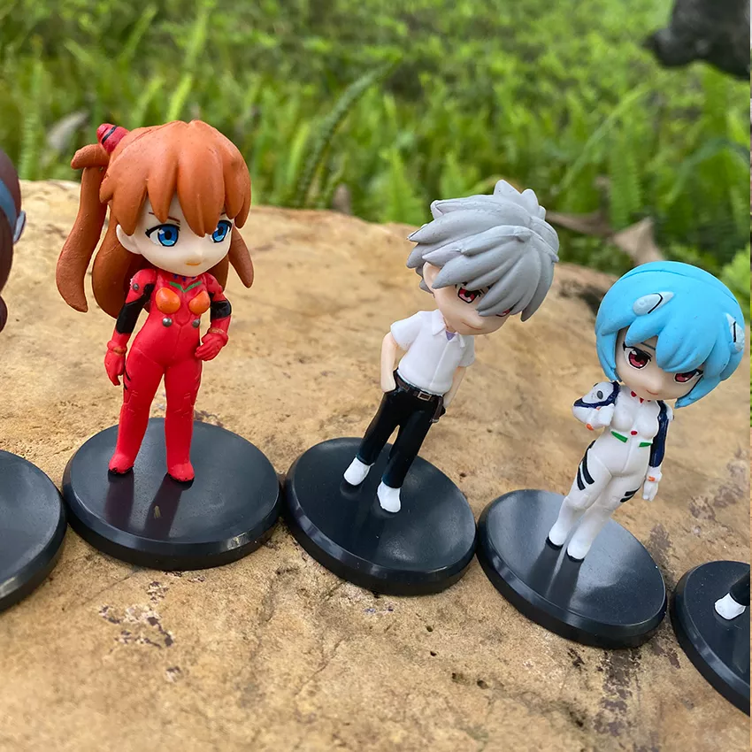 40552281 Action Figure Evangelion asuka langley soryu ayanami rei ikari shinji, nagisa, kaabsu, brinquedo de modelo, 2021