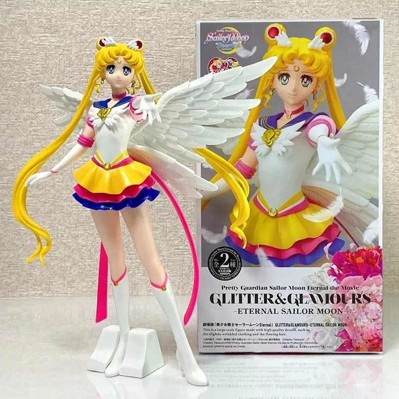 421289531 Action Figure Anime sailor moon figura brilho brilho charme teatral edição ação coleção 23cm modelo de brinquedo anime figura brinquedos para crianças