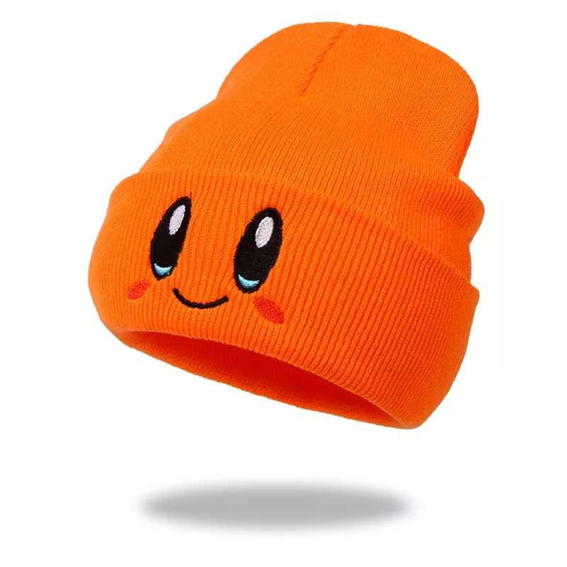 ? Gorro Touca Kirby Chapéu De Malha Rosa Smiley Rosto Outono E Inverno  Fino Lã Boné Bonito Estudantes Manter Quente Moda Menino Menina Presente -  Geek 