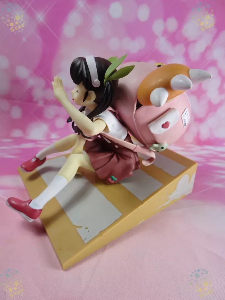 522356292 Action Figure Anime Hachikuji Mayoi 13cm desenhos animados japoneses boneca figura de ação