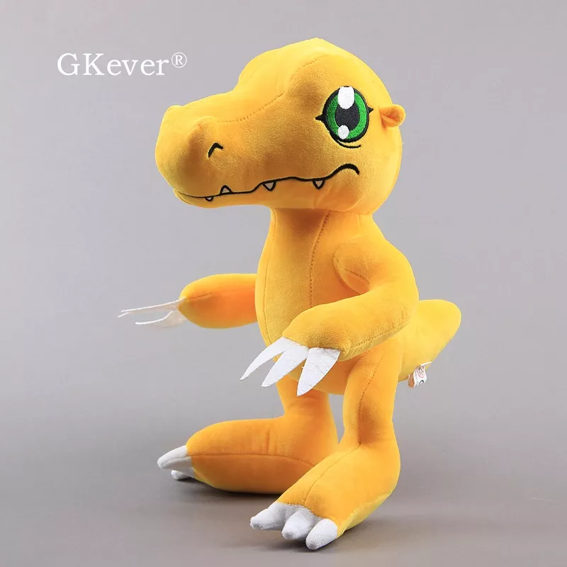 Pelúcia Digimon Anime Agumon figura brinquedos macios monstro bonito animais de pelúcia 13 1