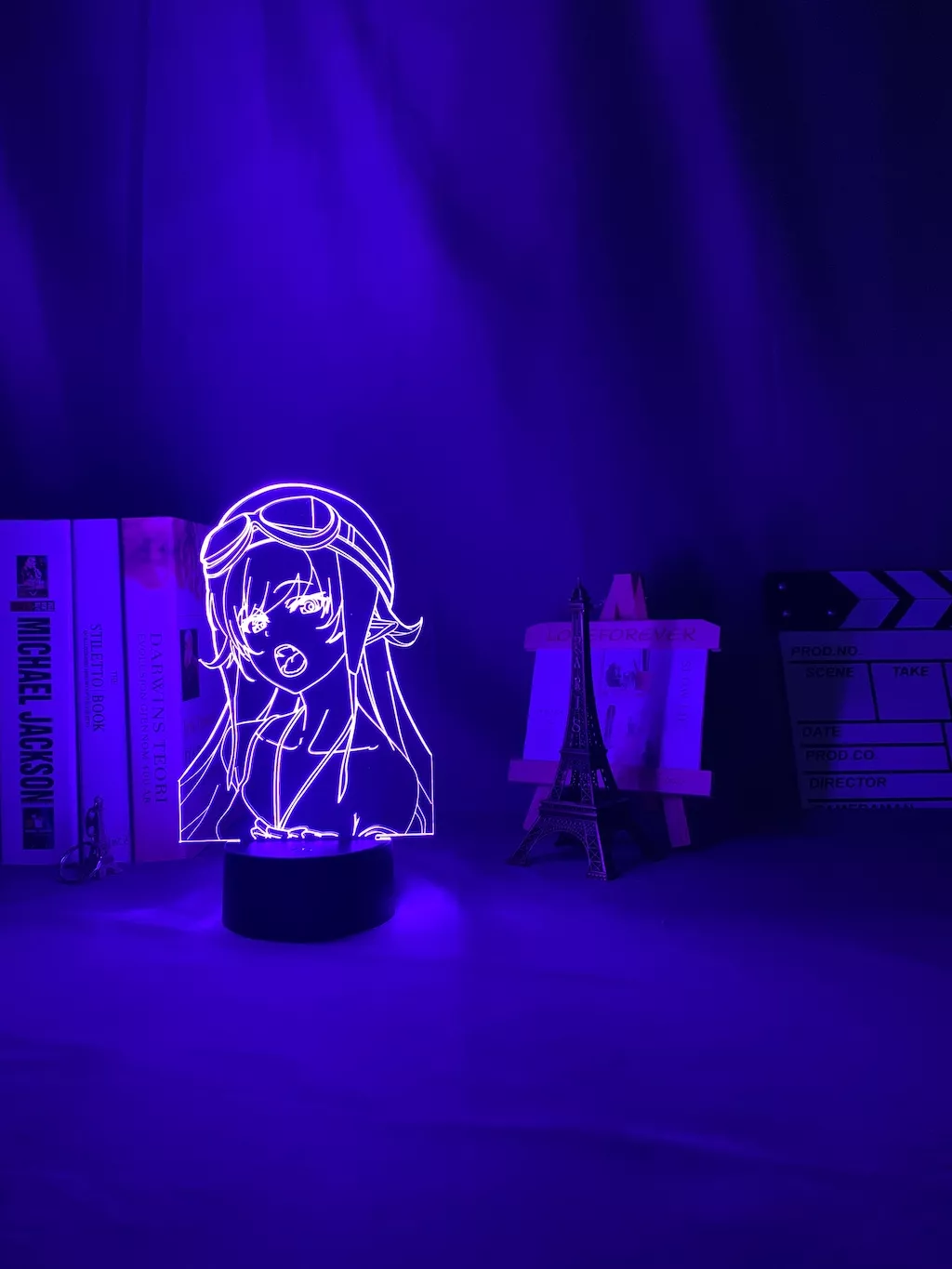 Yagami – Lâmpada noturna de LED de acrílico, presente de anime, nota de  morte, para decoração de quarto infantil, luz noturna