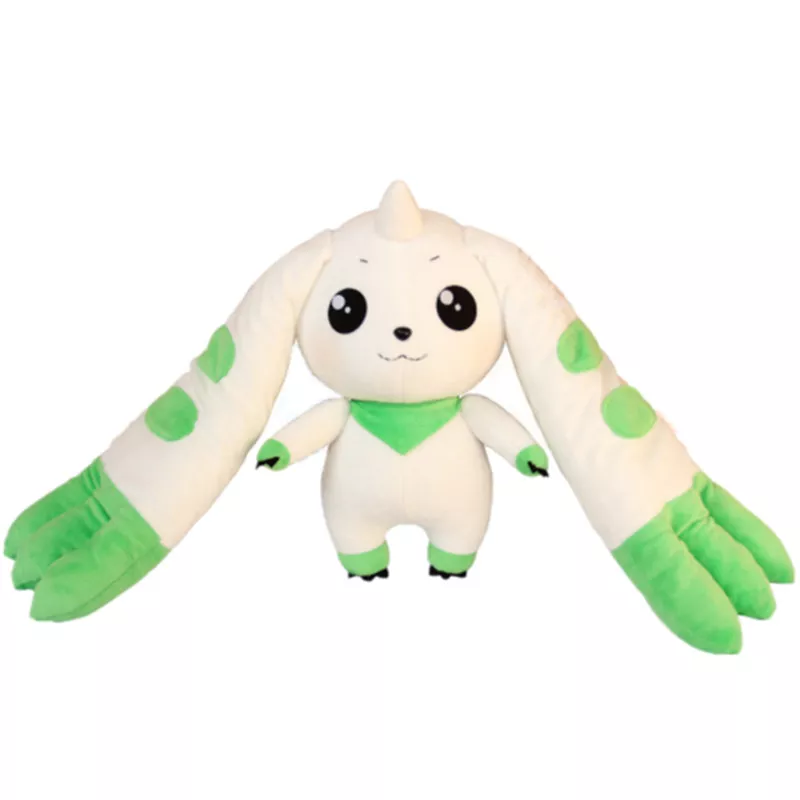 Pelúcia Digimon Anime Terriermon brinquedo de pelúcia 32cm kawaii bonito anime plushie crianças brinquedos para meninos meninas crianças presentes de aniversário 1