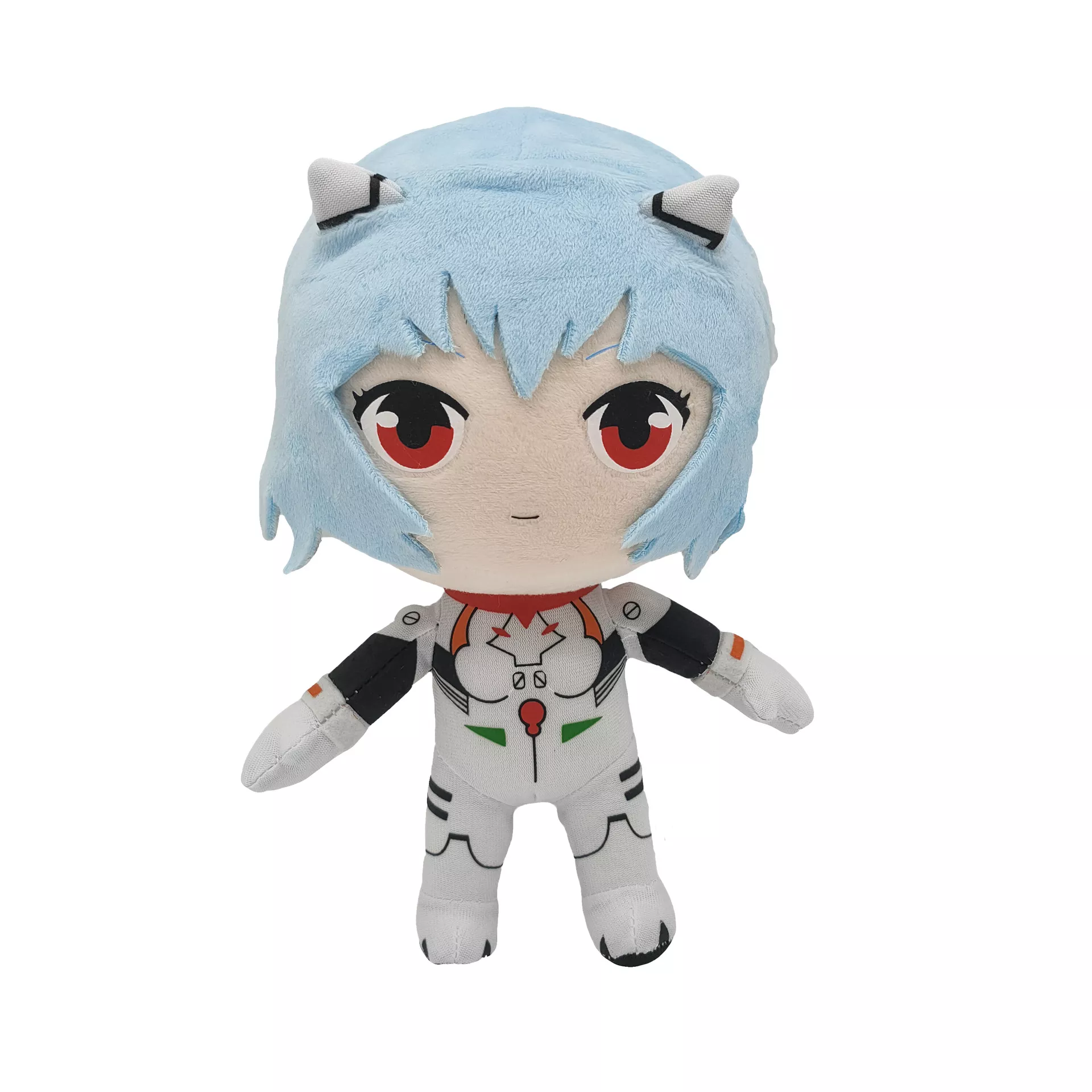 Pelúcia Anime Evangelion Rei Brinquedos de pelúcia reflexivos para crianças, brinquedos de pelúcia de anime kawaii rei, presente de natal e aniversário para crianças de 20cm 1