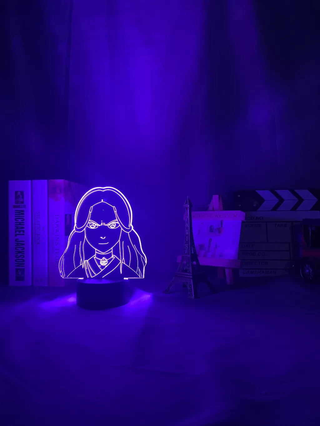Luminária Avatar lâmpada 3d de katara, a última airbender para decoração de casa, presente de aniversário, luz noturna led, decoração de quarto, katara 4