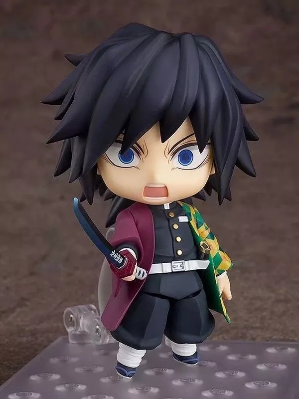 689825781 Action Figure Nendoroid Anime 10cm demon slayer tomioka giyuu 1408 figura de ação brinquedos coleção boneca presente natal com caixa