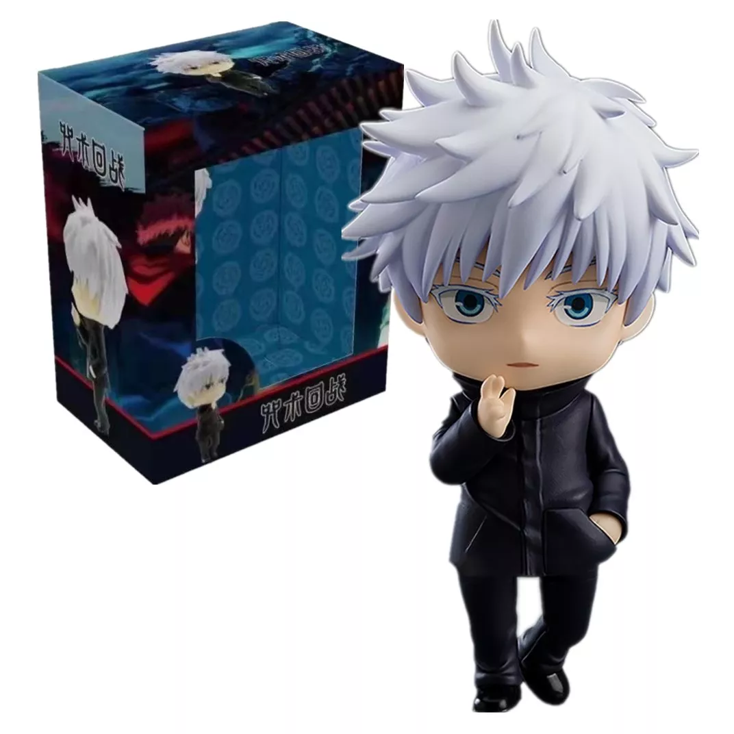 703468040 Action Figure Jujjsu Kaisen Figura de ação do anime, figura gojo satuse q, pvc, versão