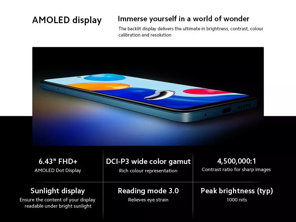 713186136 Smartphone xiaomi redmi note 11 64gb/128gb snapdragon 680 33w pro carregamento 50mp quad câmera 90hz tela smartphone