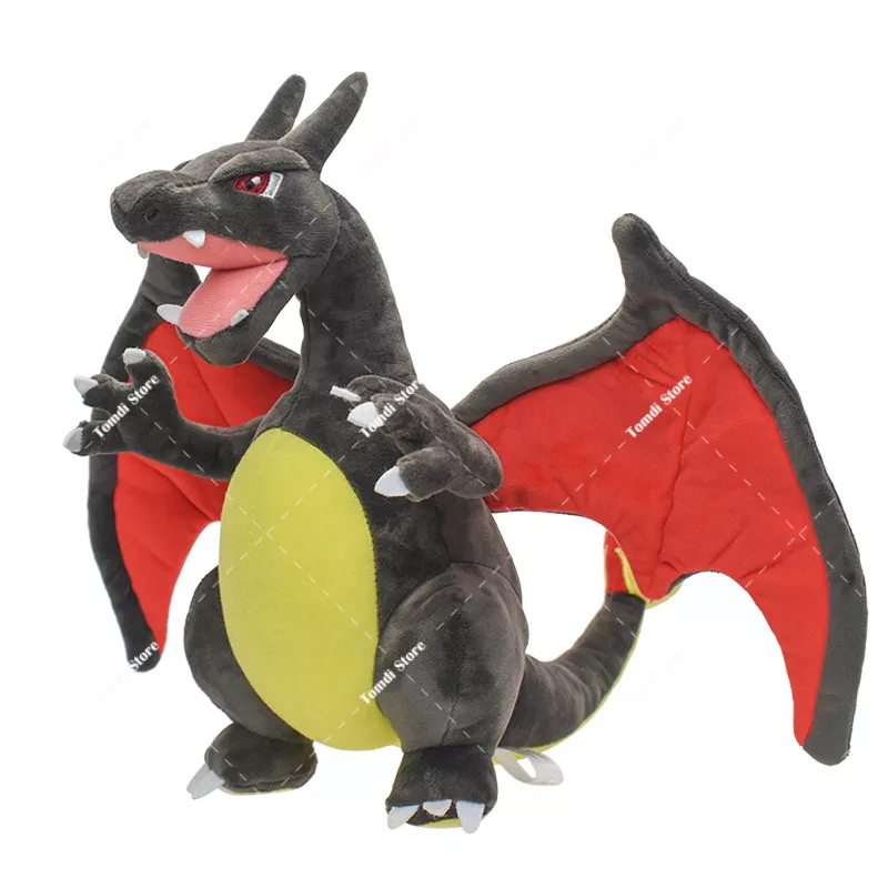 722028445 Pelúcia Pokémon 24cm shiny charizard brinquedos de pelúcia pokemon xy fogo dragão anime filmes posket monstro brinquedo recheado crianças presente aniversário