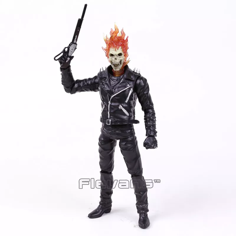 744529916 Action Figure Marvel Motoqueiro Fantasma Ghost Rider johnny blaze pvc figura de ação collectible modelo brinquedo