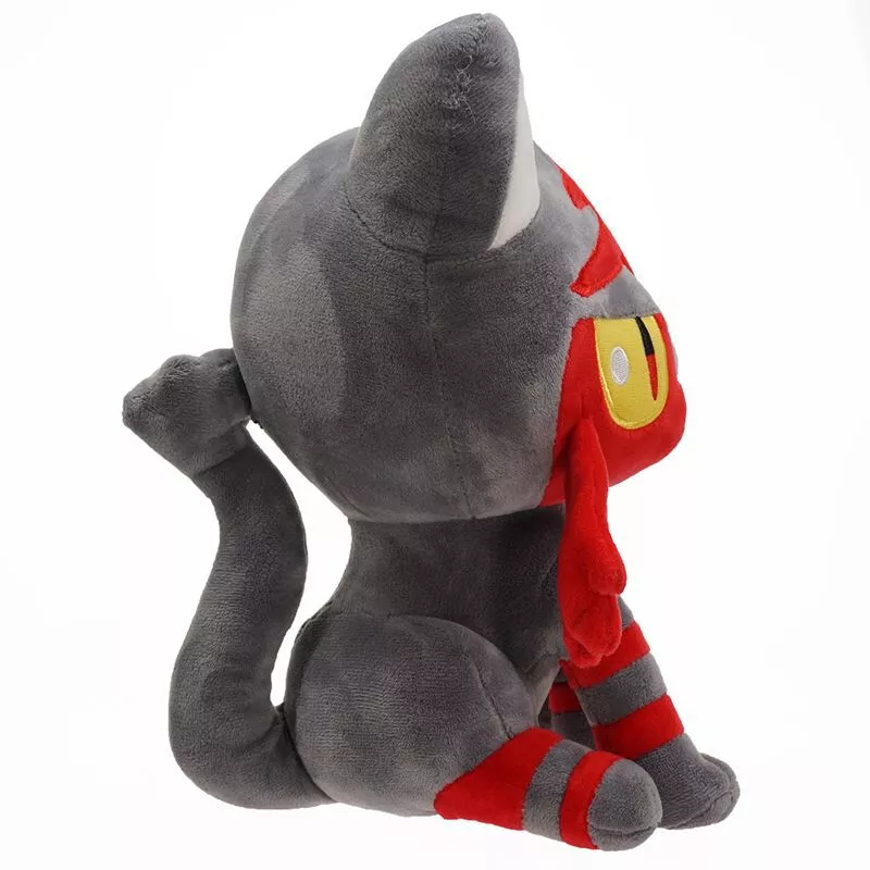 750556562 Pelúcia Pokemon Litten 28cm série pokemon evoluir torracat brinquedos de pelúcia bonecas animais de pelúcia dos desenhos animados brinquedos macios para crianças