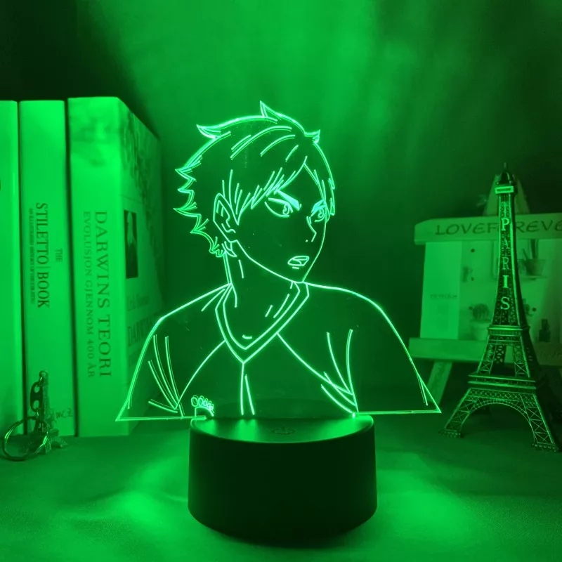 757199935 Luminária Haikyuu luz noturna para decoração de quarto eita, semi-iluminação para crianças, presente de aniversário, lâmpada 3d de mangá