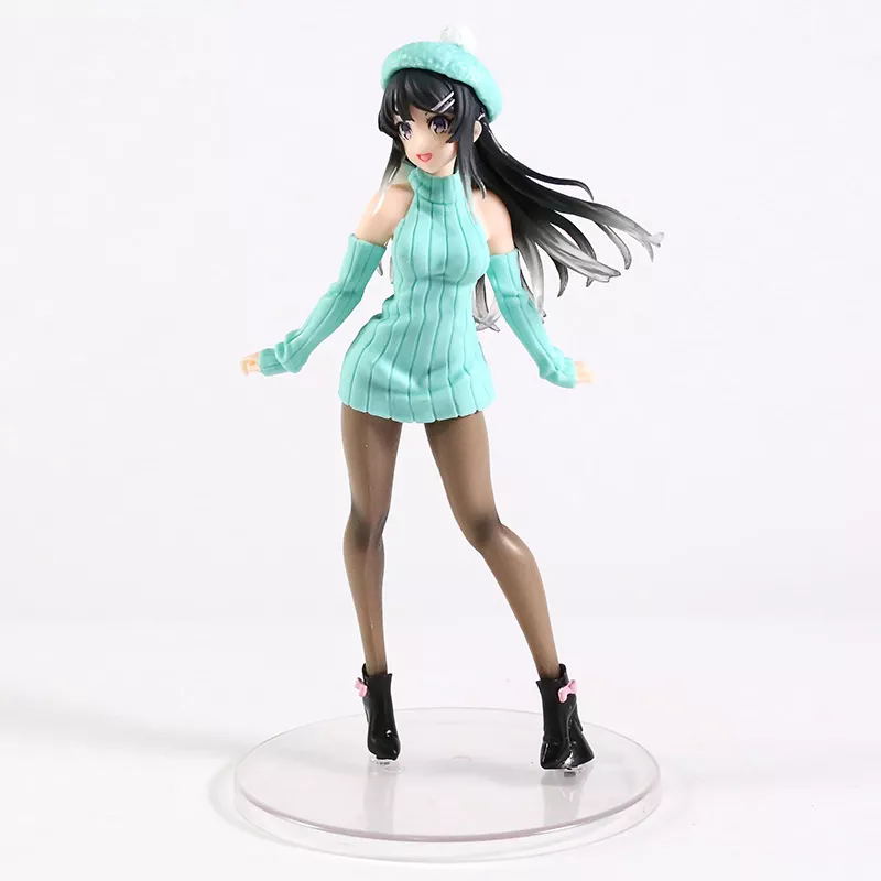 788625548 Action Figure Anime Seishun buta yarou wa sakurajima mai ver. Figura collectible anime sexy beleza modelo de brinquedo