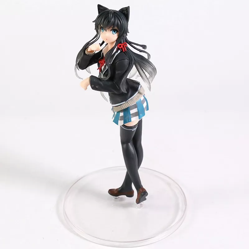 801590626 Action Figure Anime My Romantic Teenage Comedy Snafu yukino yukinoshita gato orelha uniforme ver figura collectible anime sexy beleza modelo de brinquedo