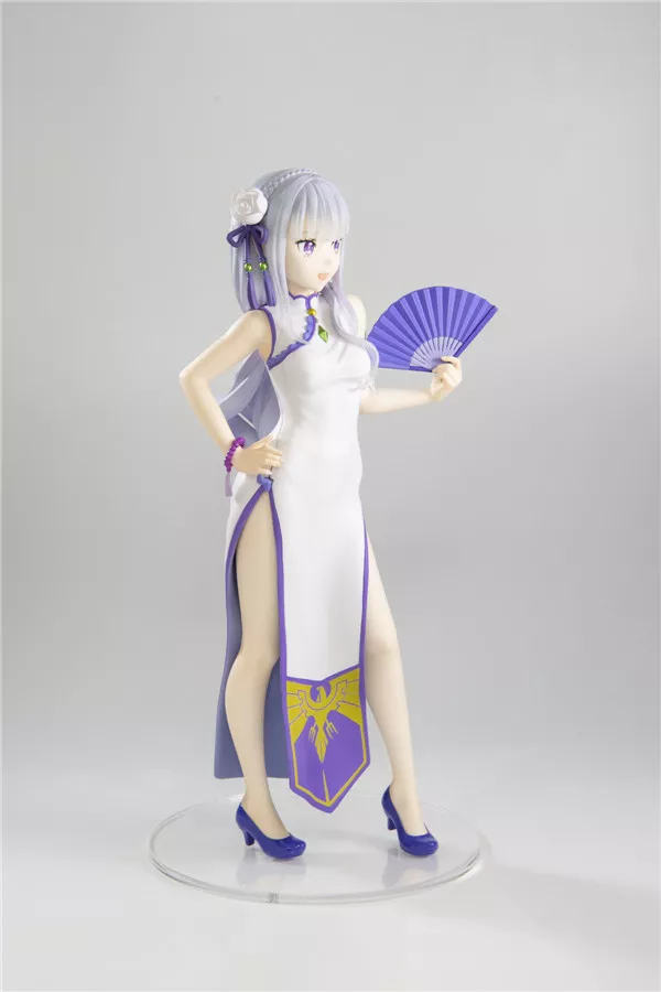 804069990 Action Figure Anime Re Zero Starting Life in a New World vestido de alemanha dragão Coleção de bonecos de pvc, modelo de brinquedos para presente