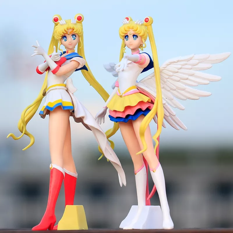 808316391 Action Figure Anime sailor moon figura brilho brilho charme teatral edição ação coleção 23cm modelo de brinquedo anime figura brinquedos para crianças