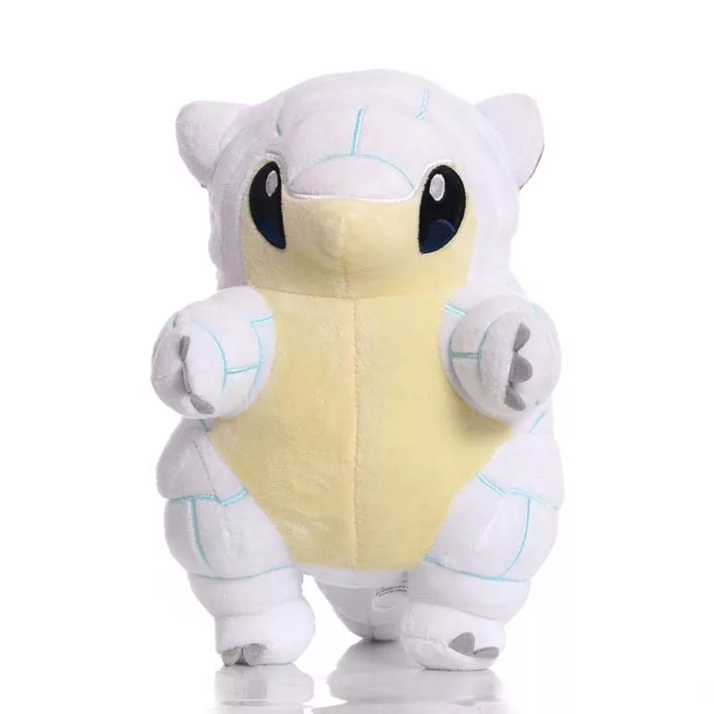 Pelúcia Pokemon 30cm Sandshrew Shiny brinquedo de pelúcia branco, tamanho grande de 30cm, bonecos de pelúcia, presentes para crianças, 1 peça 1