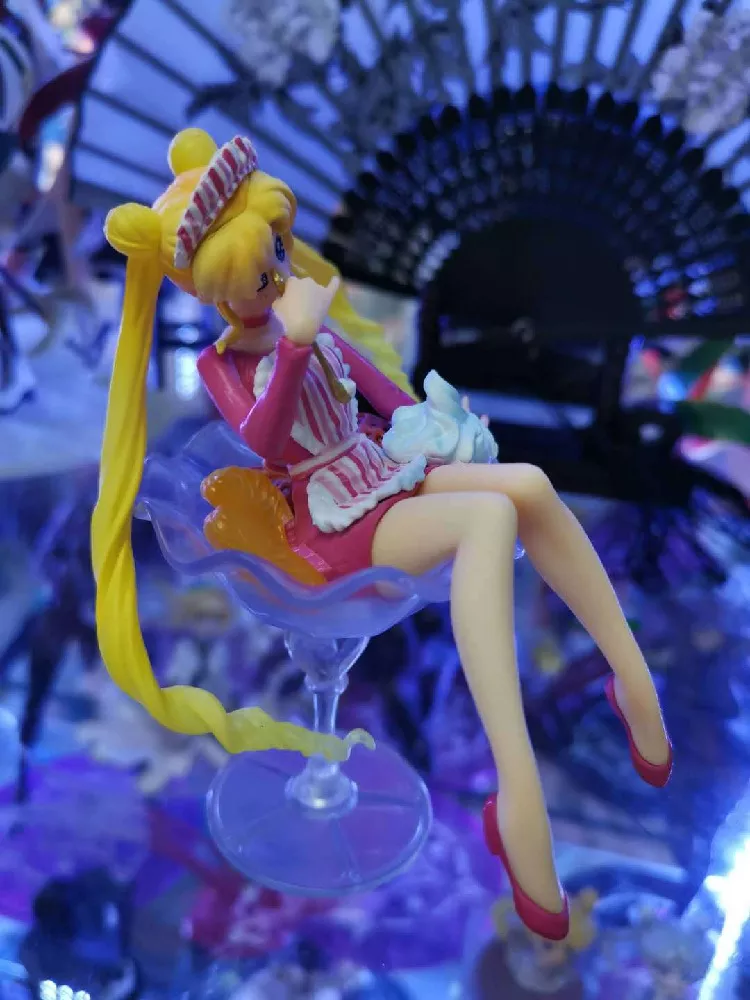 82828482 Action Figure Sailor moon tsukino usagi 20th aniversário doce kawii anime figuras de ação menina presente de natal brinquedo modelo decorações boneca