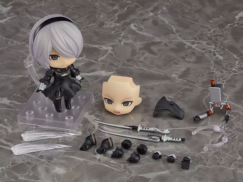 833333609 Action Figure Nendoroid Anime 10cm nier automata nier automata 2b yorha no.2 tipo b figura de ação brinquedos coleção boneca presente de natal com caixa