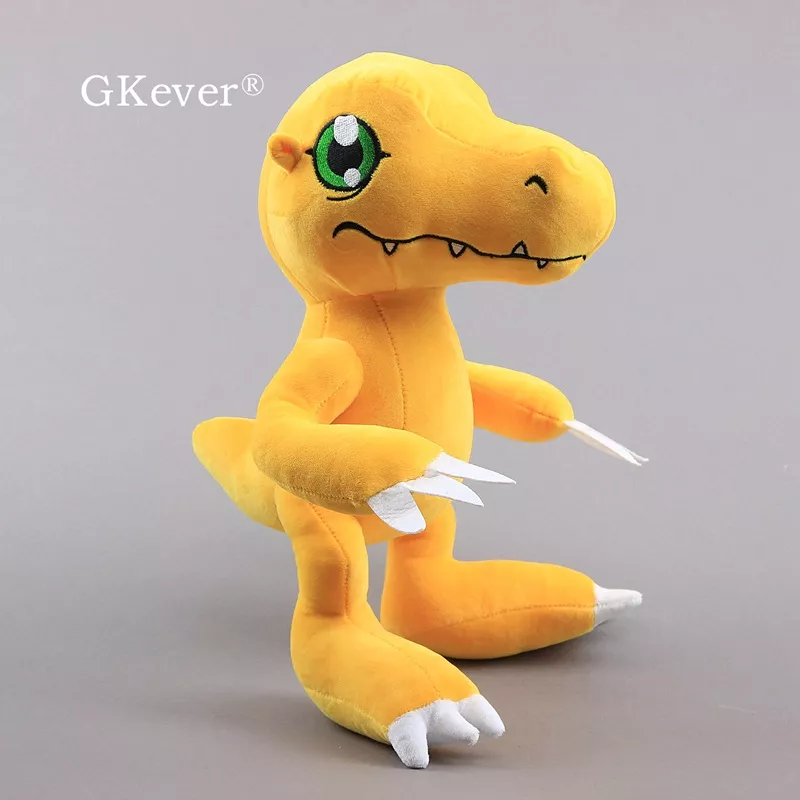 Pelúcia Digimon Anime Agumon figura brinquedos macios monstro bonito animais de pelúcia 13 2