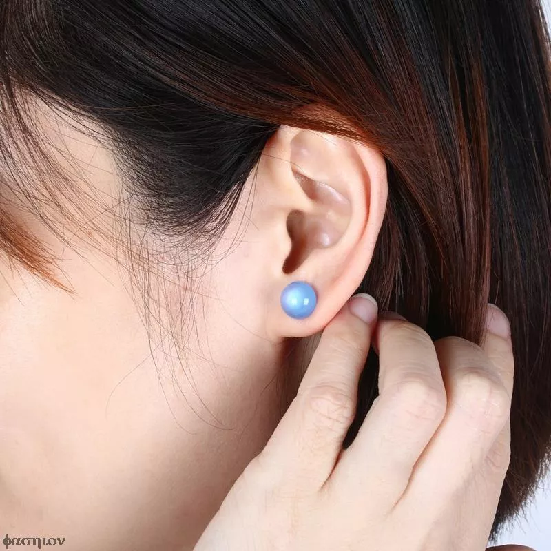 867459640 Brinco Tokyo Revengers simples azul redondo orelha studs anime ashenvale longo qall brincos de cristal acessórios decoração jóias presente