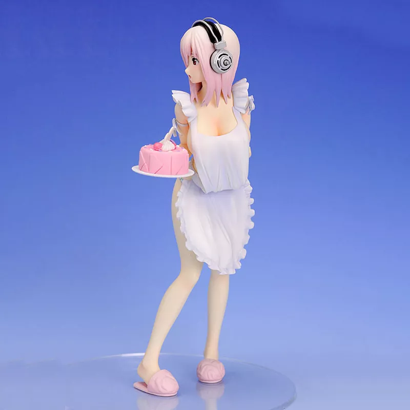 Action Figure 21cm Nitroplus Super Sonico anime figura valentine super sonico figura de ação sonicomi sonico estatueta collectible modelo brinquedos 1