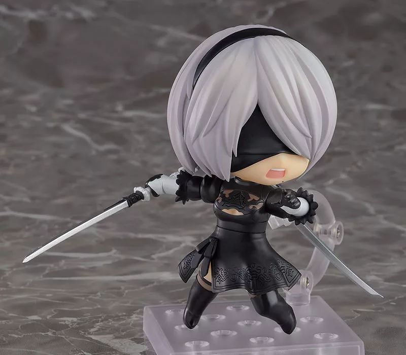 96273825 Action Figure Nendoroid Anime 10cm nier automata nier automata 2b yorha no.2 tipo b figura de ação brinquedos coleção boneca presente de natal com caixa