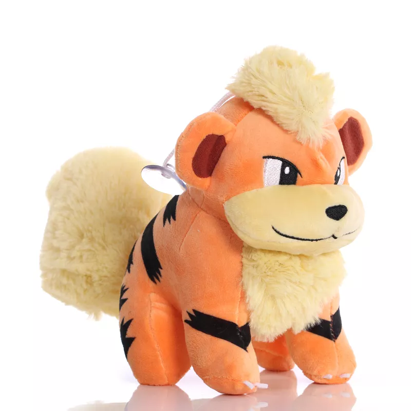 Pelúcia Pokemon 20cm Growlithe brinquedos de pelúcia bonecas bonito anime growlithe pingente macio recheado brinquedos para crianças aniversário presente natal 1