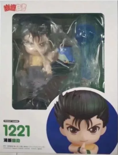 986780246 Action Figure Nendoroid Anime 10cm yuyu hakusho yuusuke urameshi 1221 # nova figura de ação pvc coleção modelo brinquedos para o presente de natal