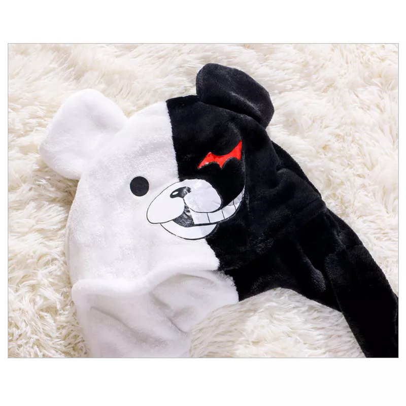 988674167 Touca gorro Danganronpa anronpa monokuma, pelúcia de coelho, cachecol, luvas, touca para mulheres/crianças/meninas