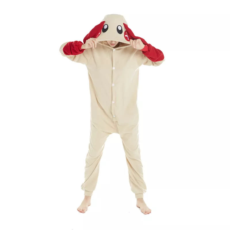 1166867122 1 Pijama Pokemon para adultos, fantasias de carnaval, cosplay, coelho vermelho, animais, pijama lemur, pikachu