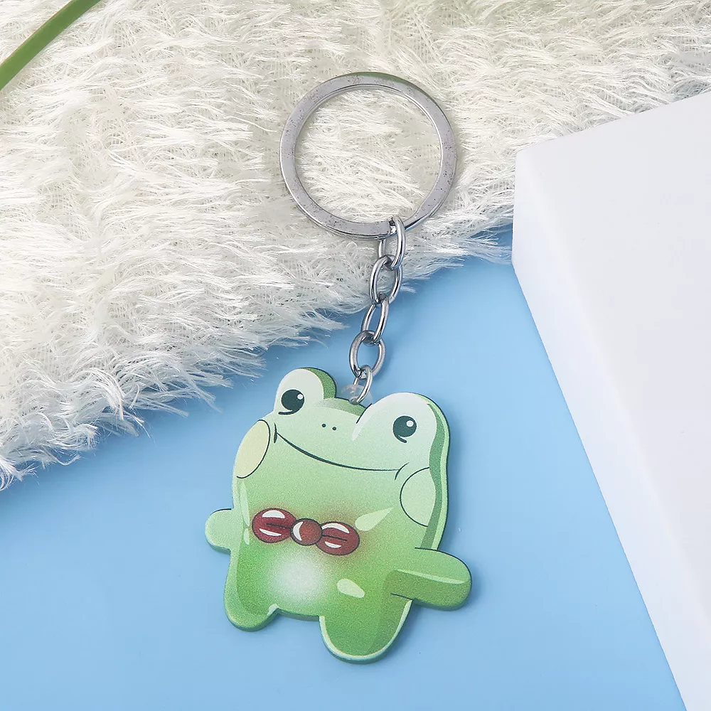 1256443031 1 Chaveiro anime Killing Stalking yoonbum frog, corrente de acrílico para cosplay de samsung woo, joias de presente de natal para homens e mulheres