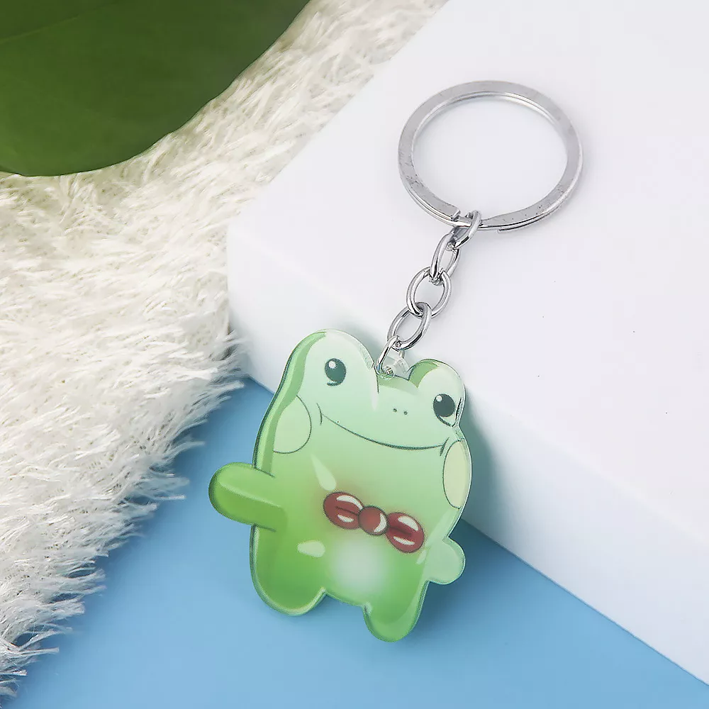 Chaveiro anime Killing Stalking yoonbum frog, corrente de acrílico para cosplay de samsung woo, joias de presente de natal para homens e mulheres 2