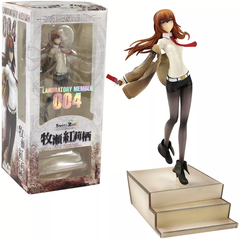 1570223336 1 Action Figure Anime Steins Gate makise kurisu, modelo colecionável de brinquedo