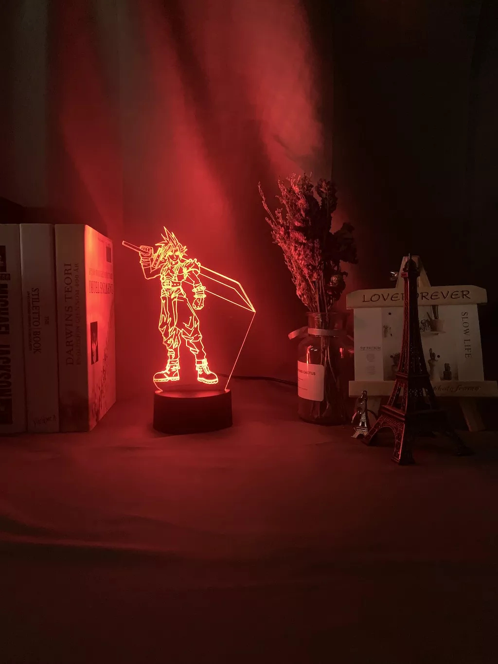 1745152672 1 Luminária Final Fantasy luz noturna em led 3d, crianças, luz noturna colorida para decoração de quarto, usb, lâmpada de mesa, jogo final, presente fantasia