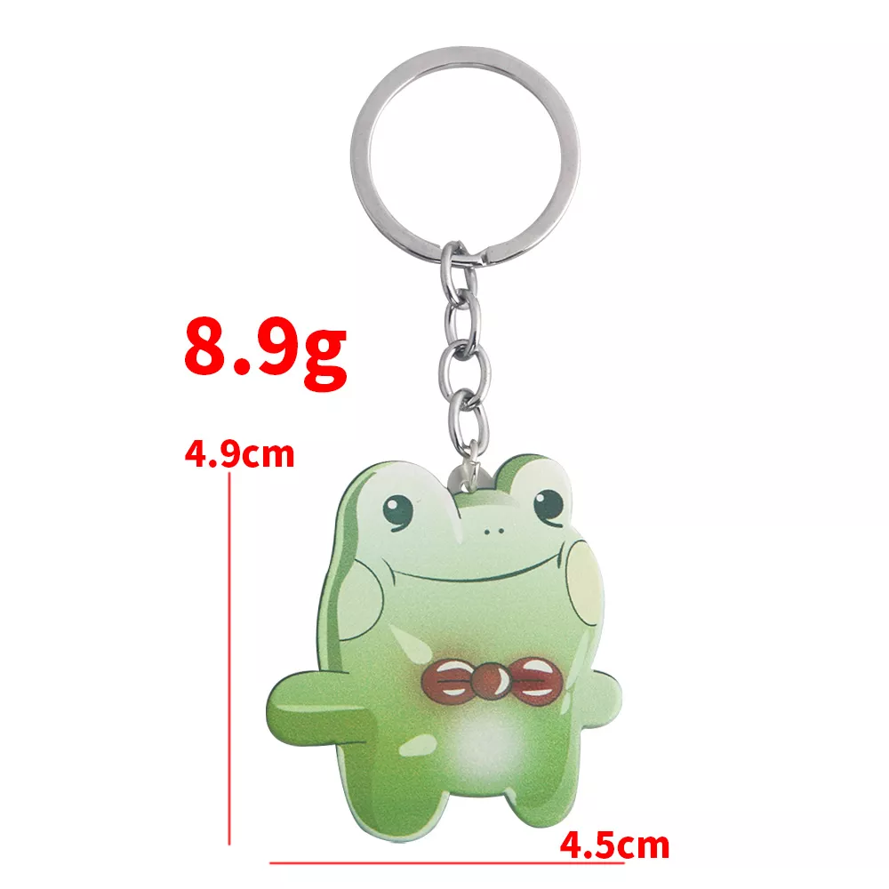 1787904126 1 Chaveiro anime Killing Stalking yoonbum frog, corrente de acrílico para cosplay de samsung woo, joias de presente de natal para homens e mulheres