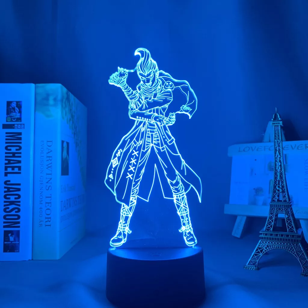 1832226527 1 Luminária Danganronpa Pendanronpa lâmpada 3d acrílica, 2 leds de luz noturna para decoração de casa para crianças