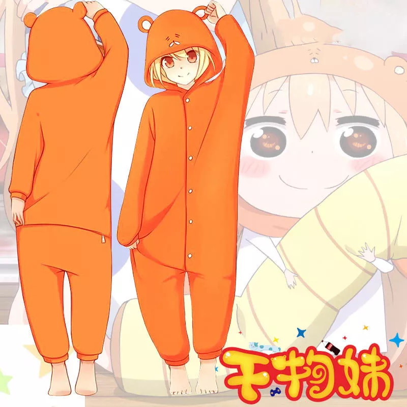 Pijama Anime himouto umaru chan pijamas doma umaru cosplay traje adulto macacões flanela casa pijamas 1