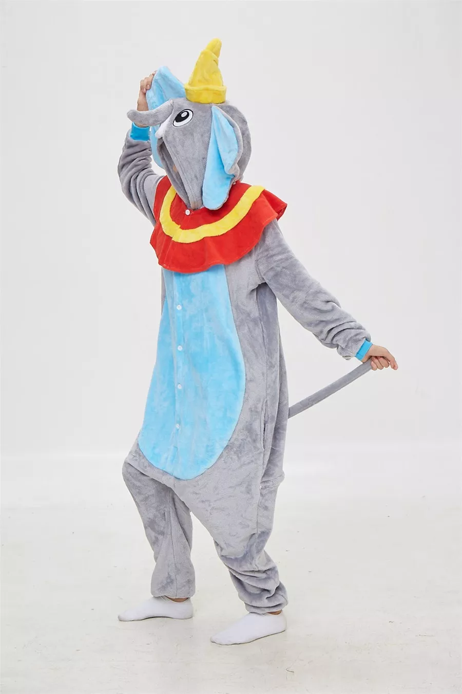 294822856 1 Pijama Adulto Dumbo, pijama de desenho animado, cosplay kigurumi, roupa de dormir