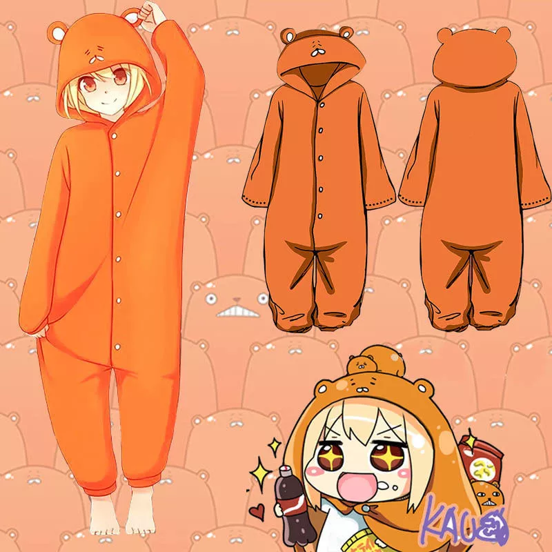 Pijama Anime himouto umaru chan pijamas doma umaru cosplay traje adulto macacões flanela casa pijamas 2