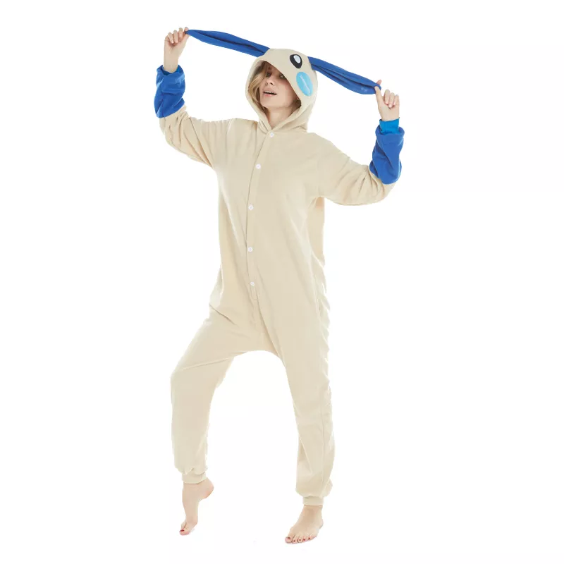 346181715 1 Pijama Pokemon fantasias cosplay menos azul coelho kigurumi adulto onesies animal tubarão pijamas lemur pikachu pijamas pijamas