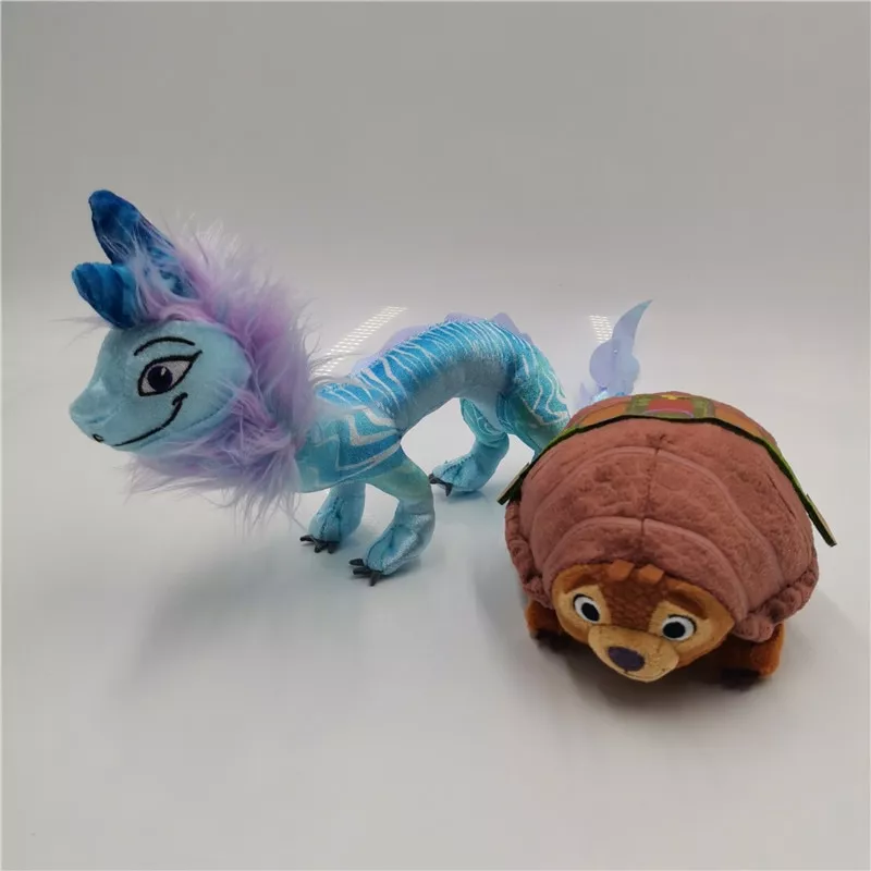 639761322 1 Pelúcia Disney Raya e o Último Dragão cratoon bonito anime kawaii plushies boneca raya e sisu dragão recheado brinquedos de pelúcia para crianças