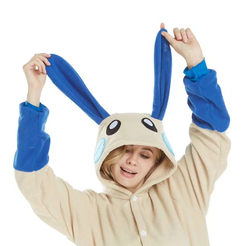 676237587 1 Pijama Pokemon fantasias cosplay menos azul coelho kigurumi adulto onesies animal tubarão pijamas lemur pikachu pijamas pijamas