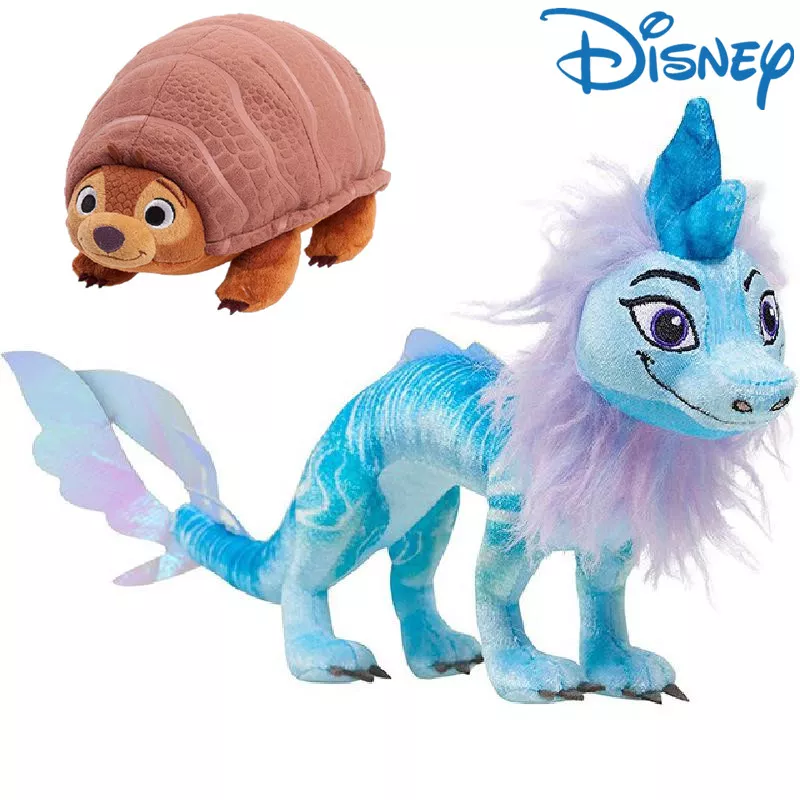 Pelúcia Disney Raya e o Último Dragão cratoon bonito anime kawaii plushies boneca raya e sisu dragão recheado brinquedos de pelúcia para crianças 1