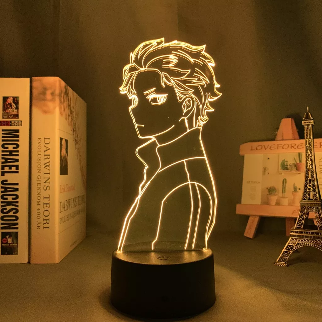 797275515 1 Luminária Re Zero Starting Life in Another World Anime lâmpada 3d led para decoração, luz noturna de led para decoração da sala, presente e luz de iniciante de subaru natsuki neon