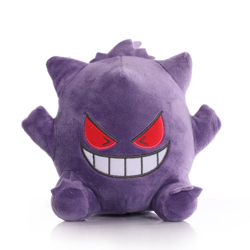 1632915709 1 Mochila Pokemon Gengar de pelúcia gengar grande língua cobertor pikachu brinquedo de pelúcia bolsa de ombro decoração saco brinquedos presente do miúdo