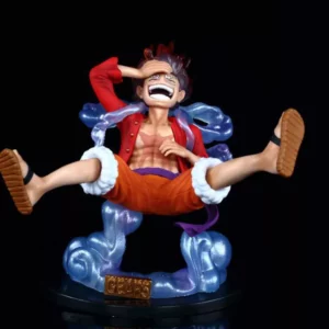 Action Figure One Piece Anime Lluffy gear 5 anime figura sol deus nikka 17cm pvc ação estatueta estátua collectible modelo boneca brinquedos para crianças presente 1