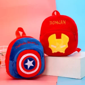 Mochila Infantil Disney pelúcia mochila mickey minnie ponto winnie pooh pikachu homem aranha homem de ferro capitão américa crianças presente de natal 1