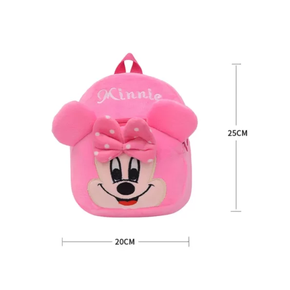 Mochila Infantil Disney pelúcia mochila mickey minnie ponto winnie pooh pikachu homem aranha homem de ferro capitão américa crianças presente de natal 6